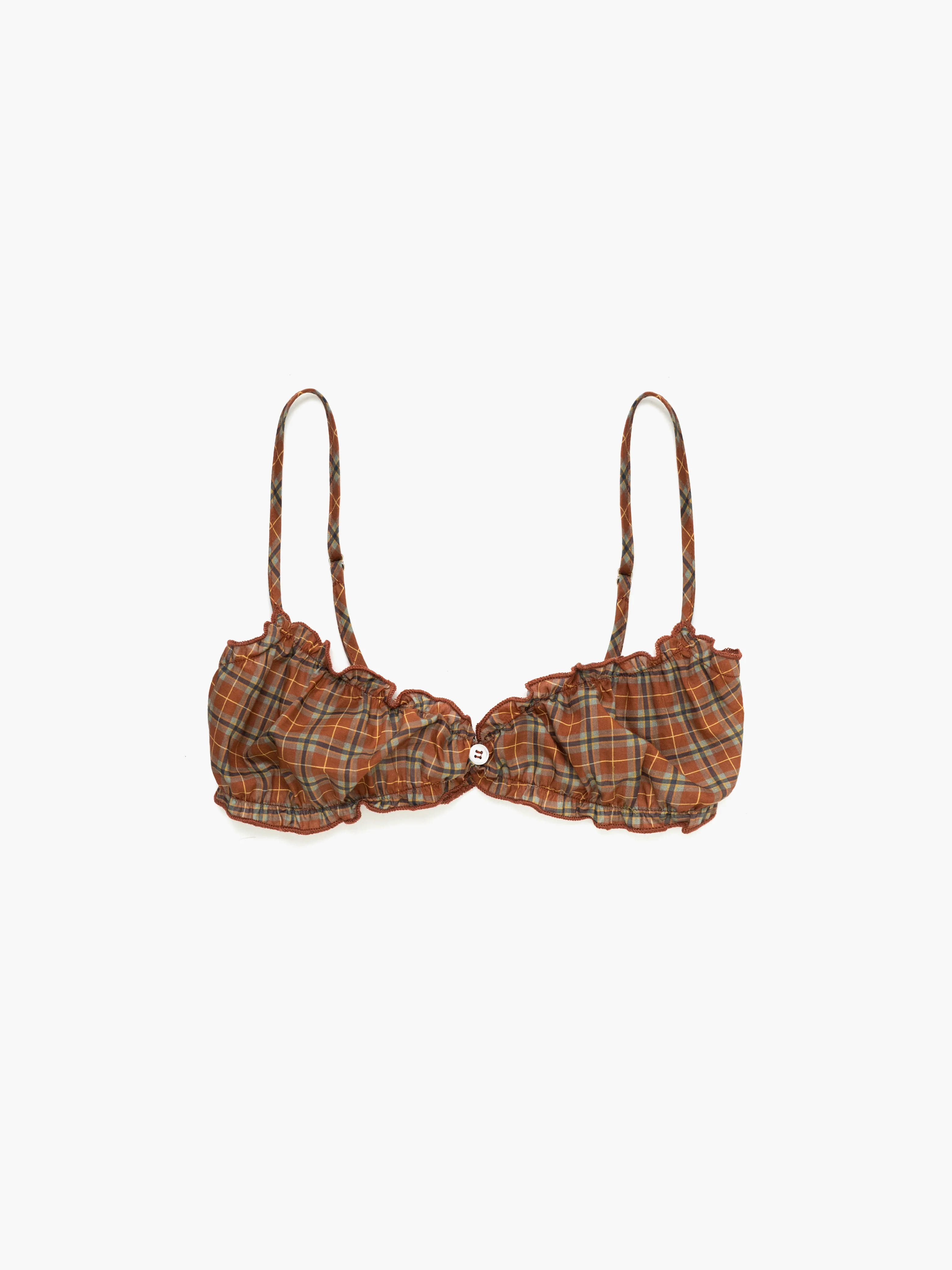 Webnetwoks Plaid Bralette - Webnetwoks