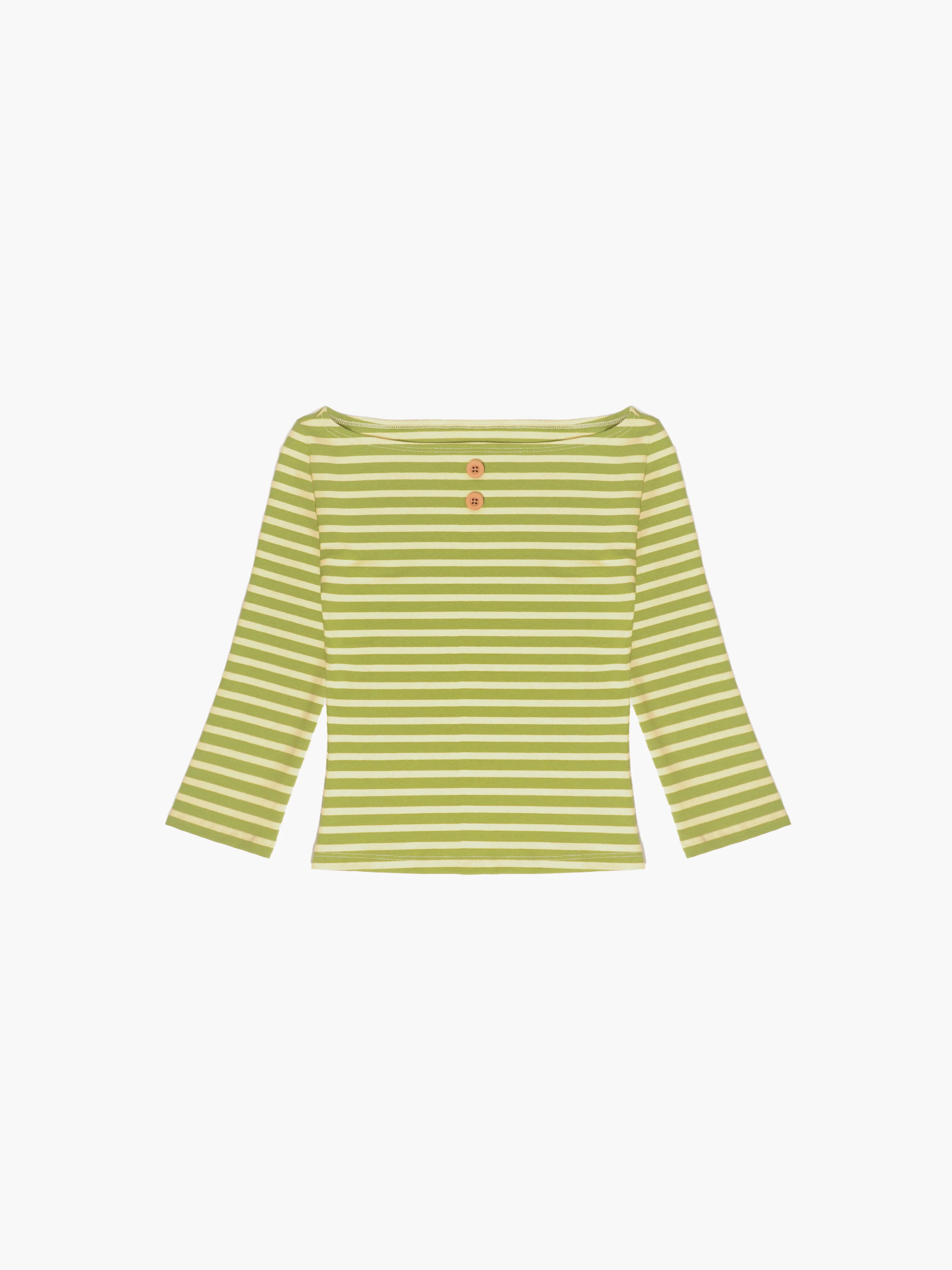 3/4 Sleeve Boat Neck Top - Webnetwoks