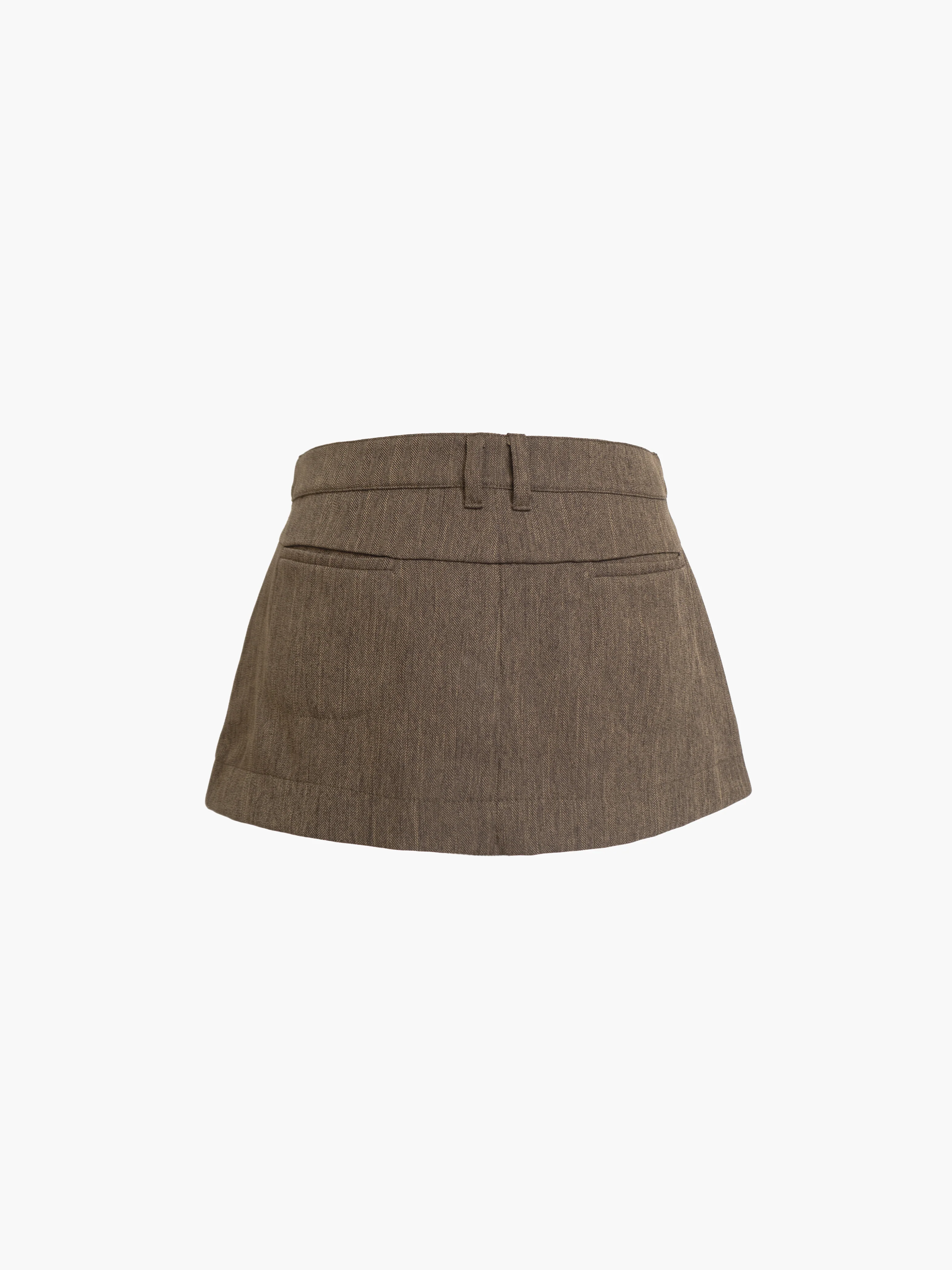 Button Suit Mini Skirt - Webnetwoks