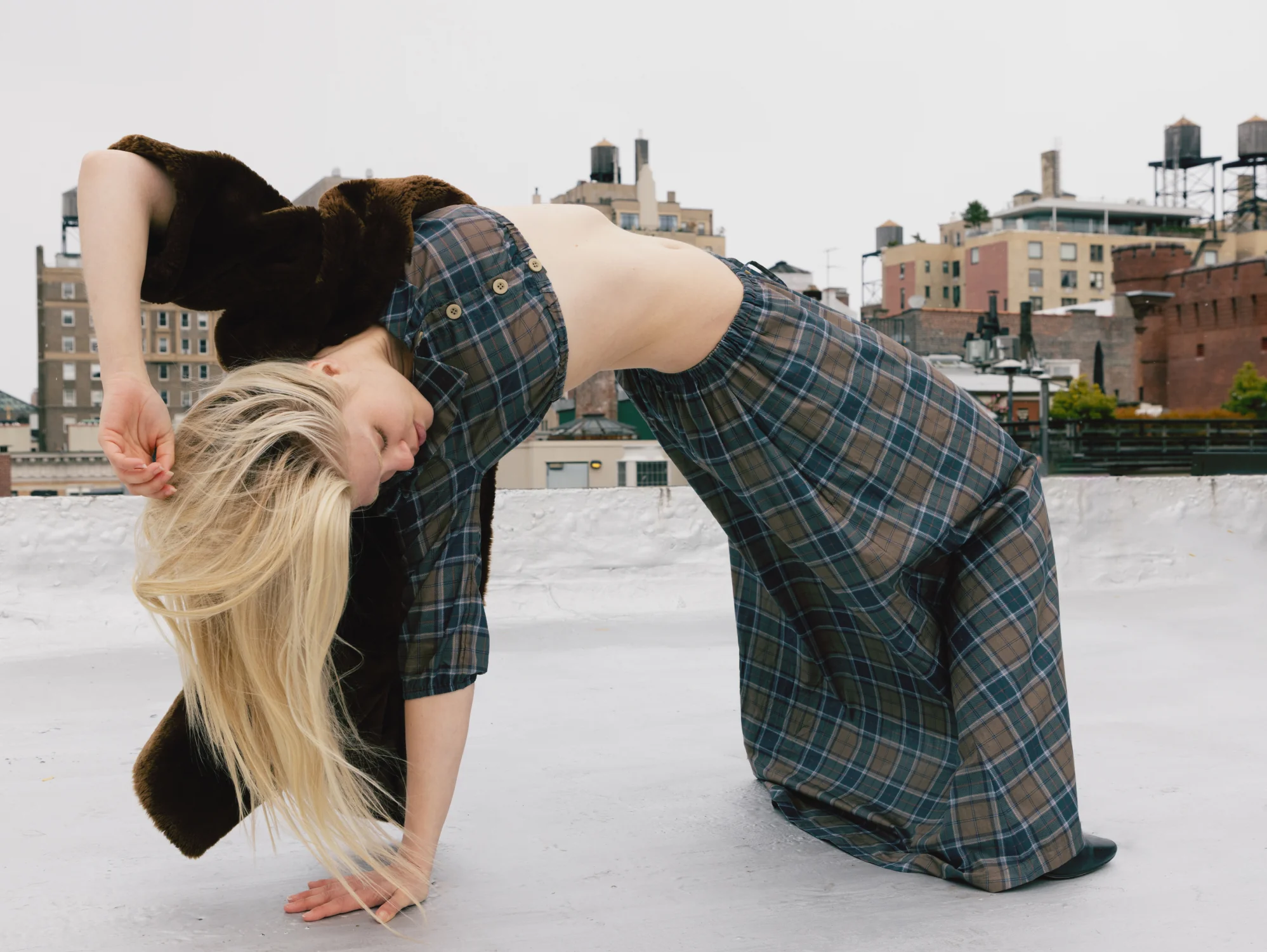 Plaid Maxi Skirt - Webnetwoks