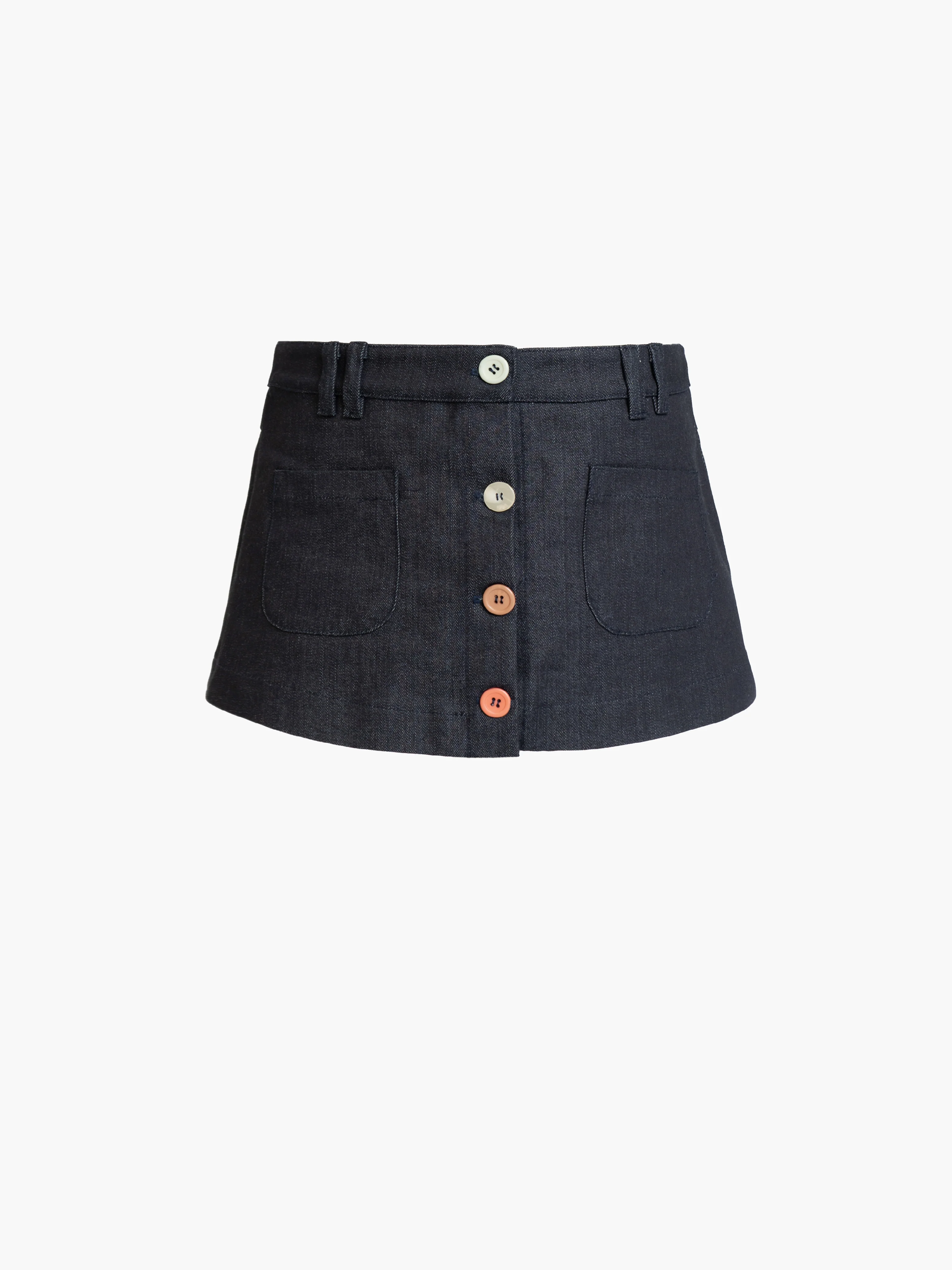 Button Suit Mini Skirt - Webnetwoks