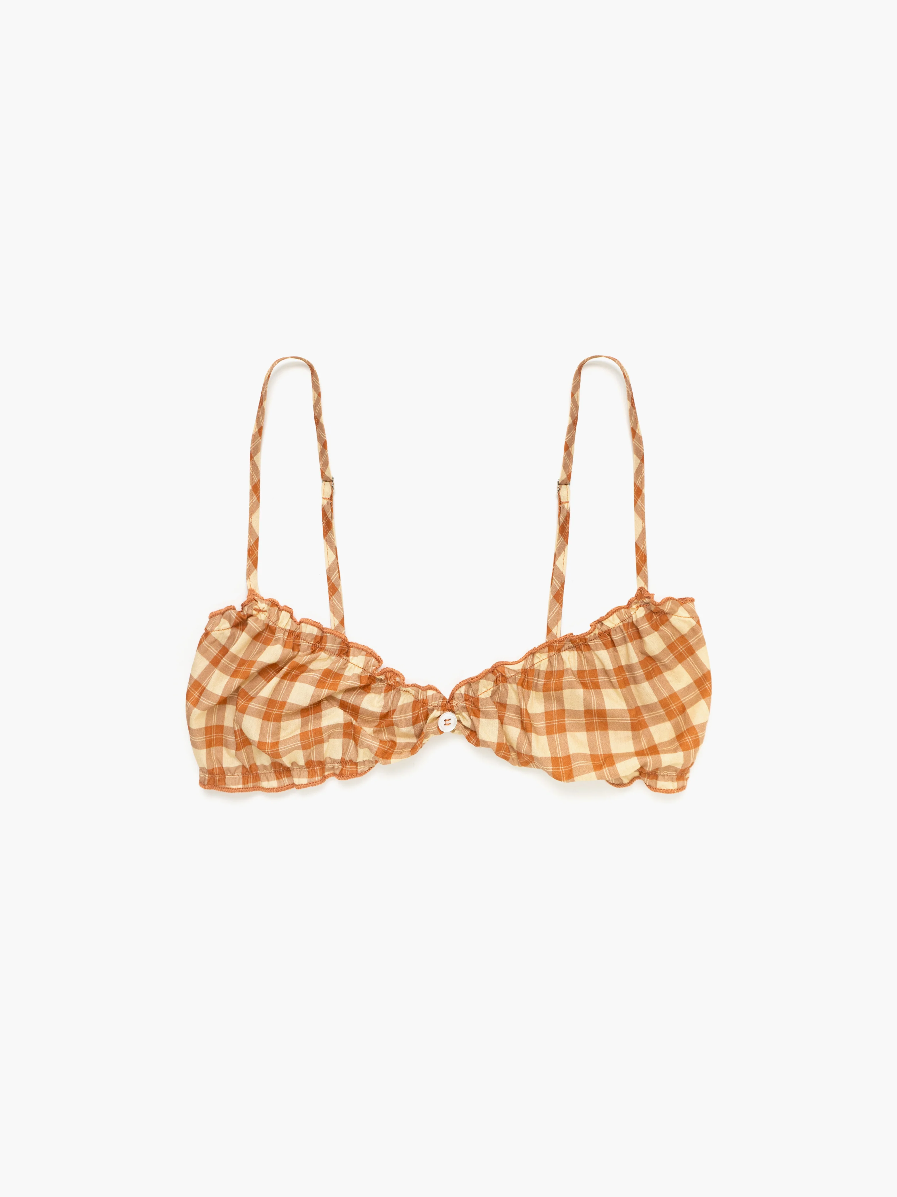 Webnetwoks Plaid Bralette - Webnetwoks