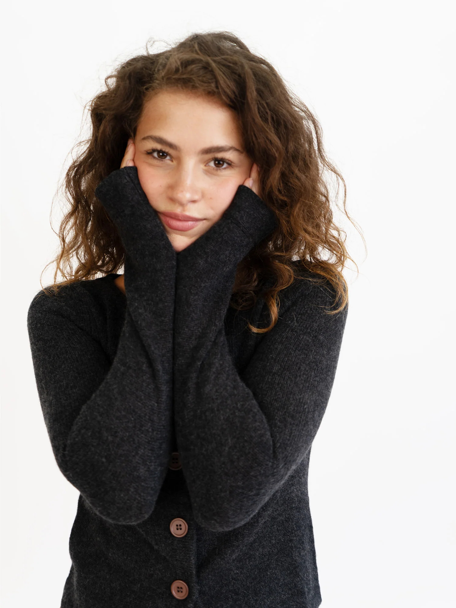 Long Sleeve Cashmere Cardigan - Webnetwoks