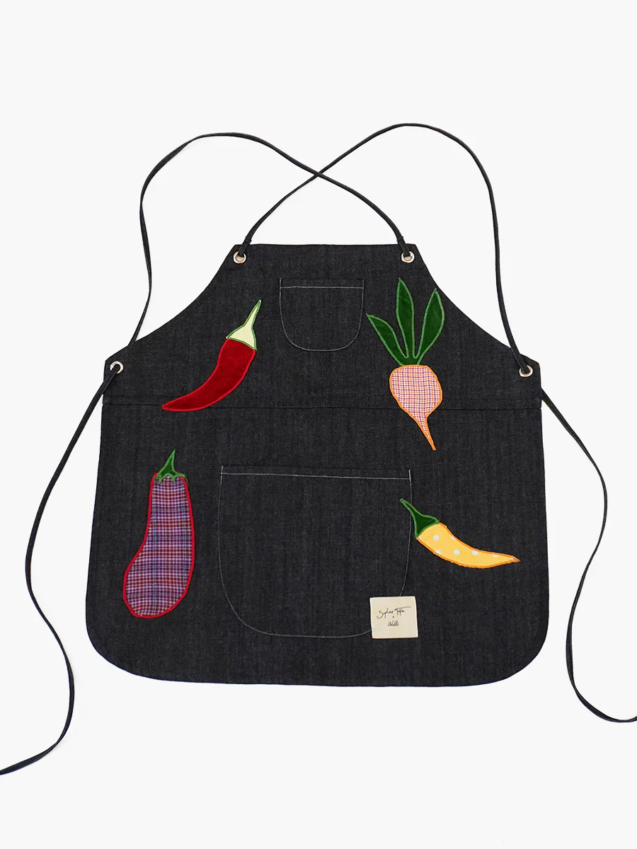 Sophie  s Denim Full Apron - Webnetwoks
