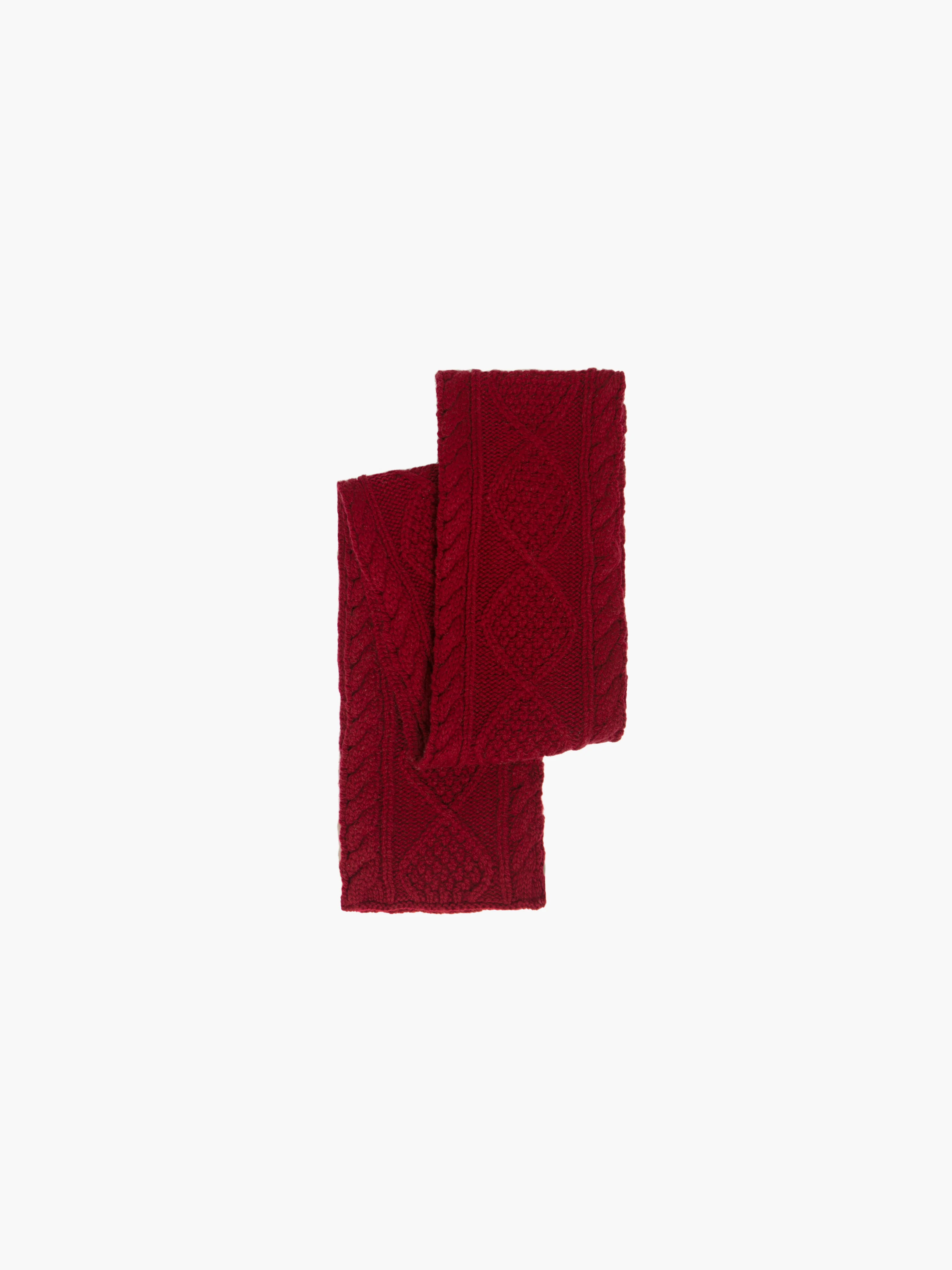 Cable Knit Skinny Scarf - Webnetwoks