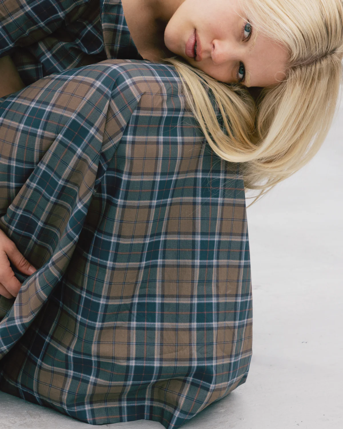 Plaid Maxi Skirt - Webnetwoks