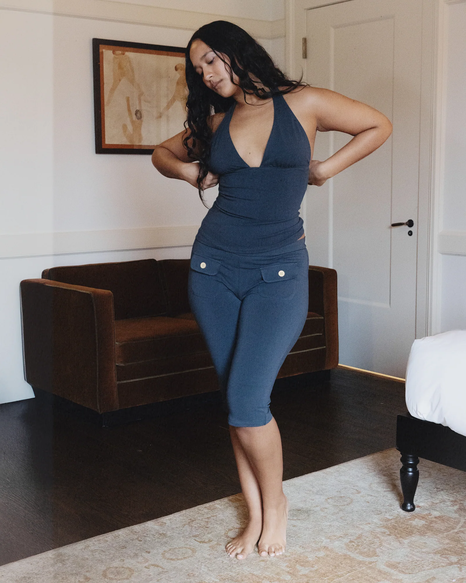 Button Capris - Webnetwoks