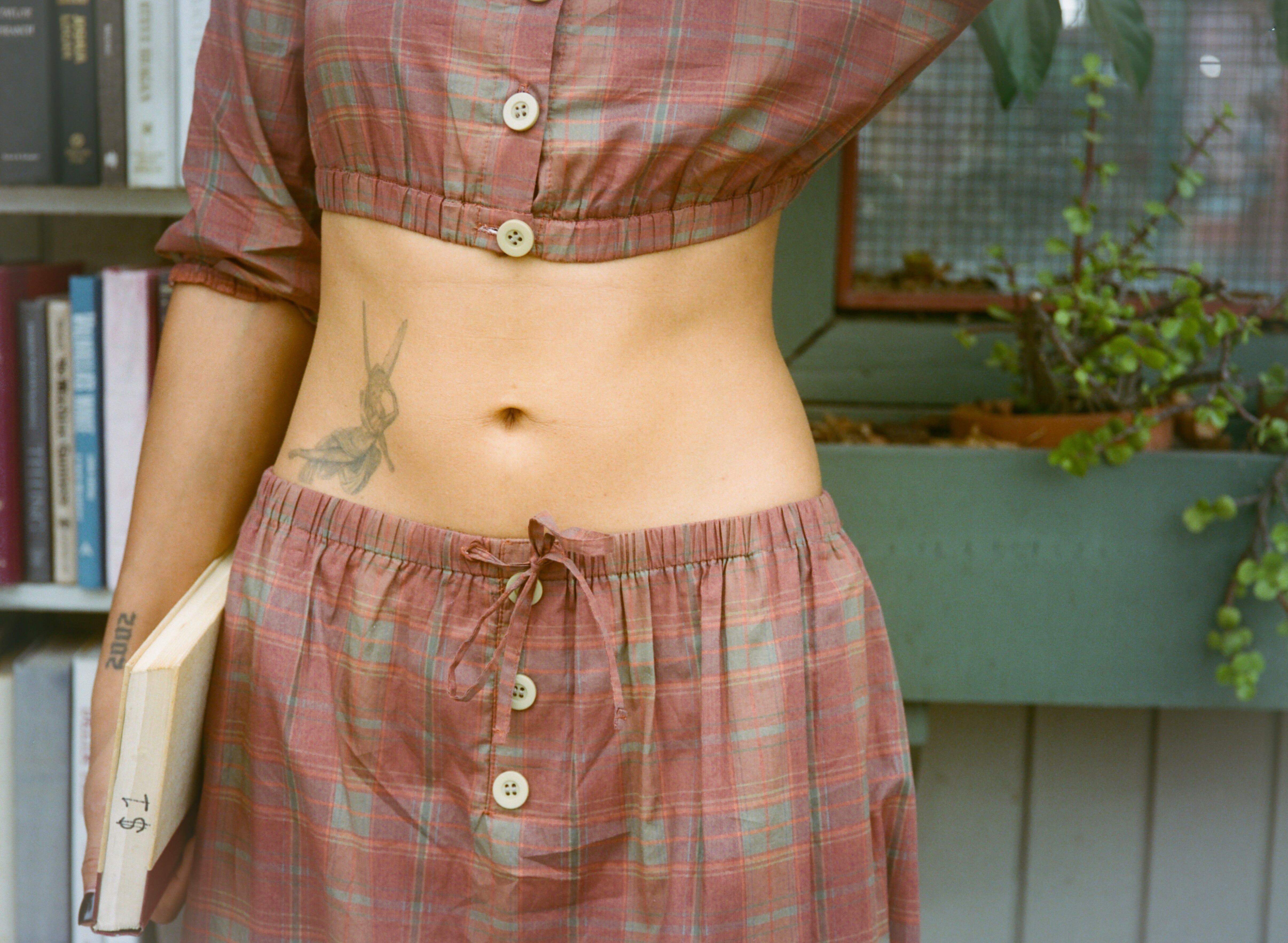 Plaid Maxi Skirt - Webnetwoks