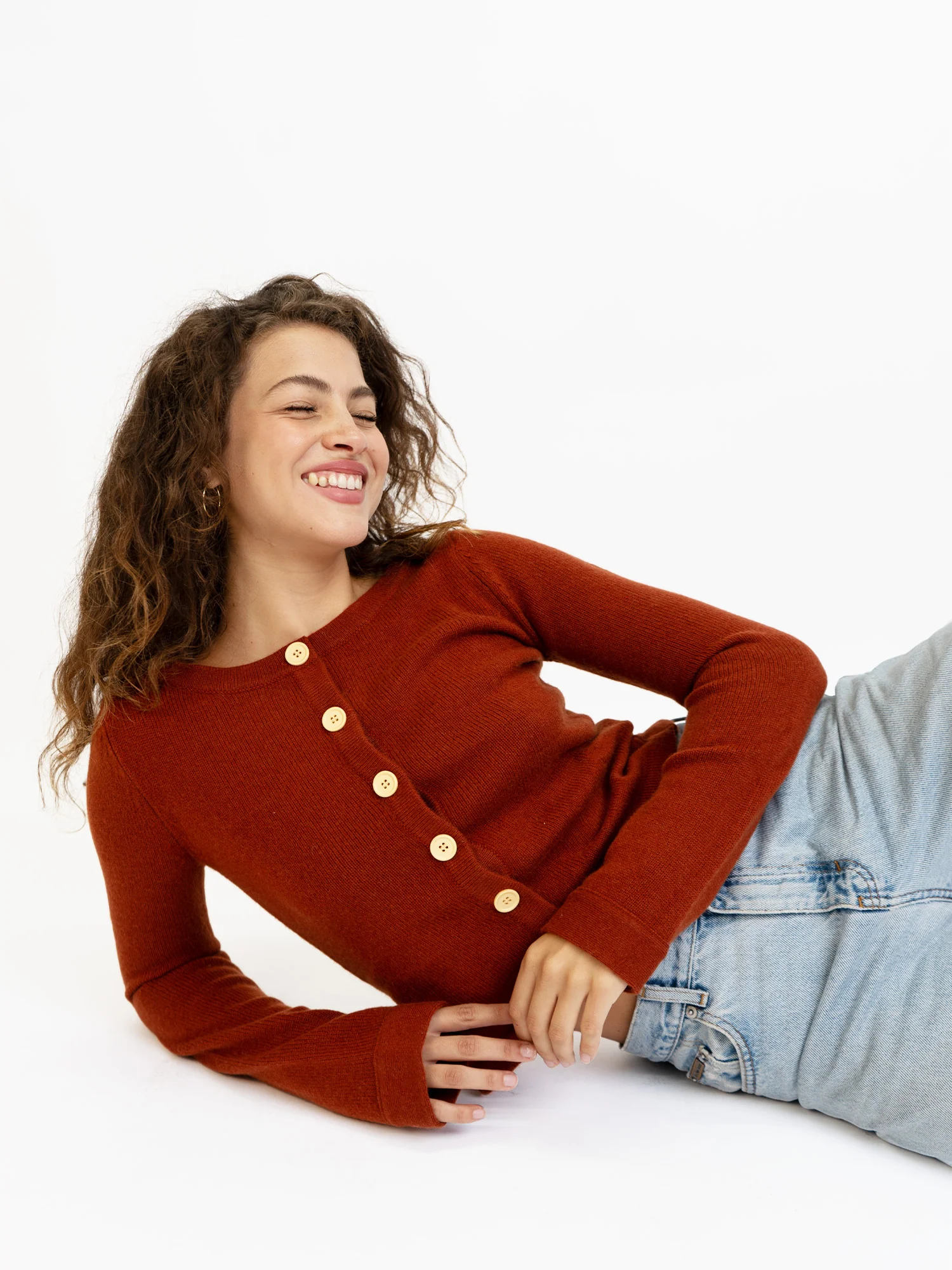 Long Sleeve Cashmere Cardigan - Webnetwoks