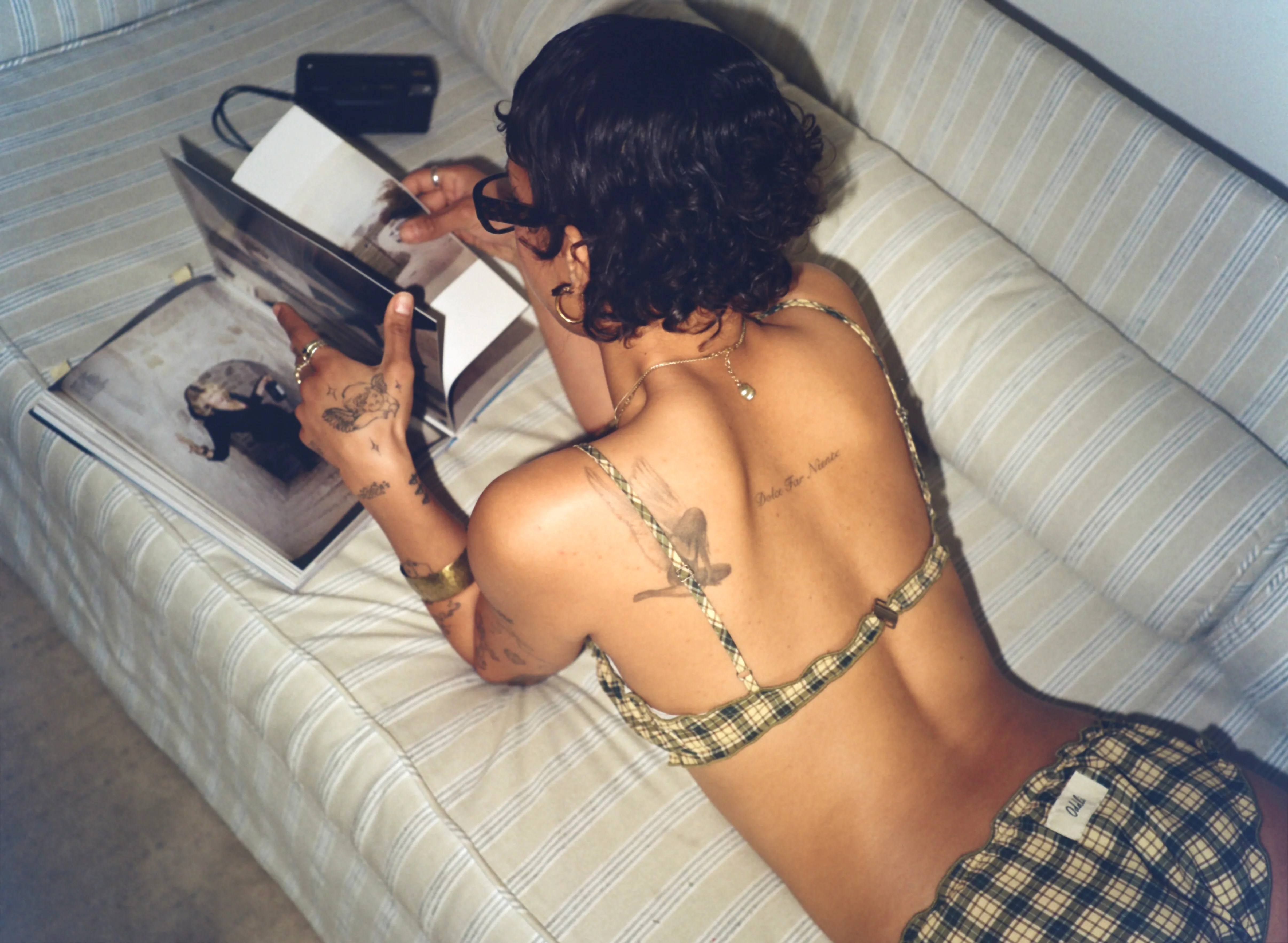 Webnetwoks Plaid Bloomers - Webnetwoks