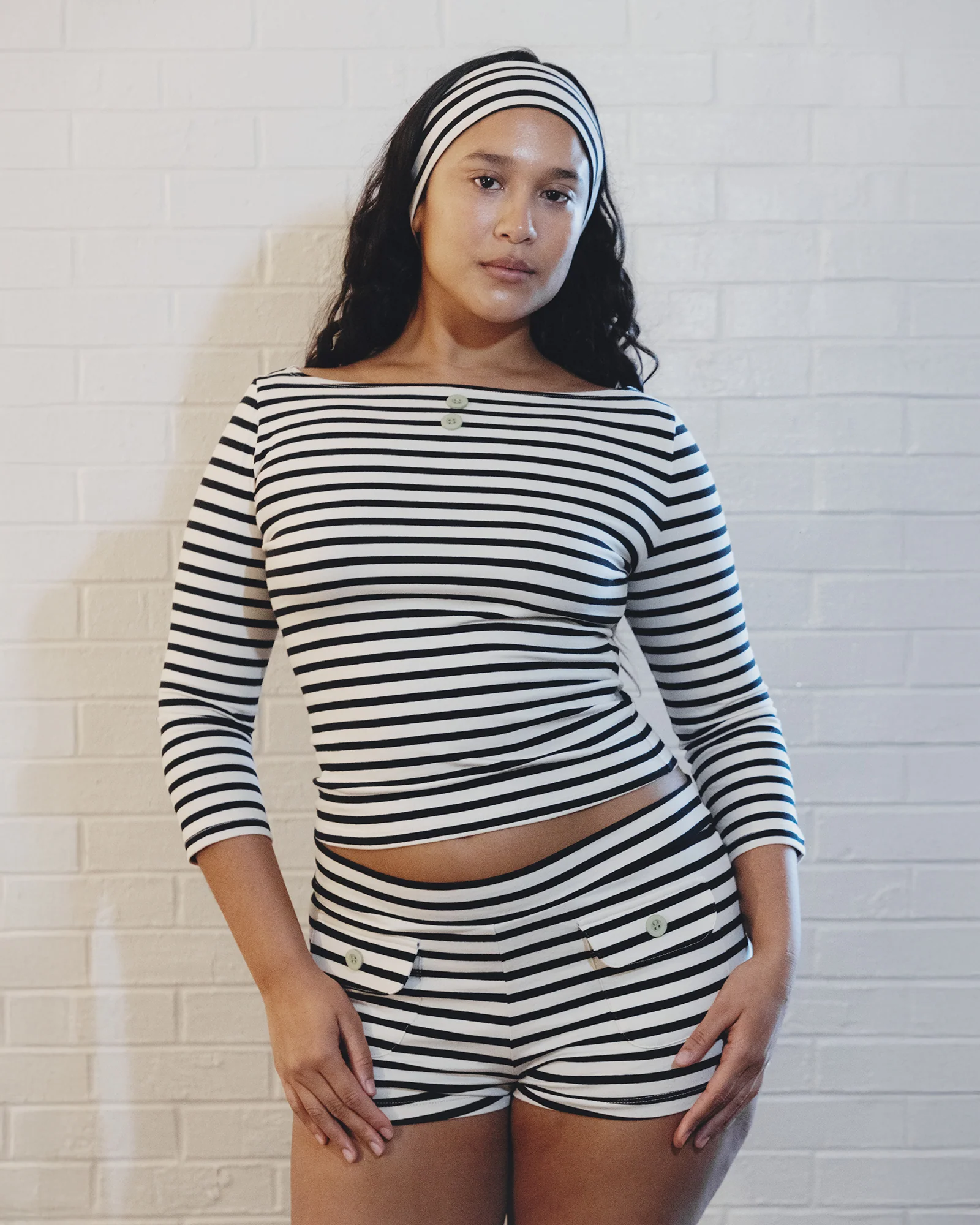 3/4 Sleeve Boat Neck Top - Webnetwoks