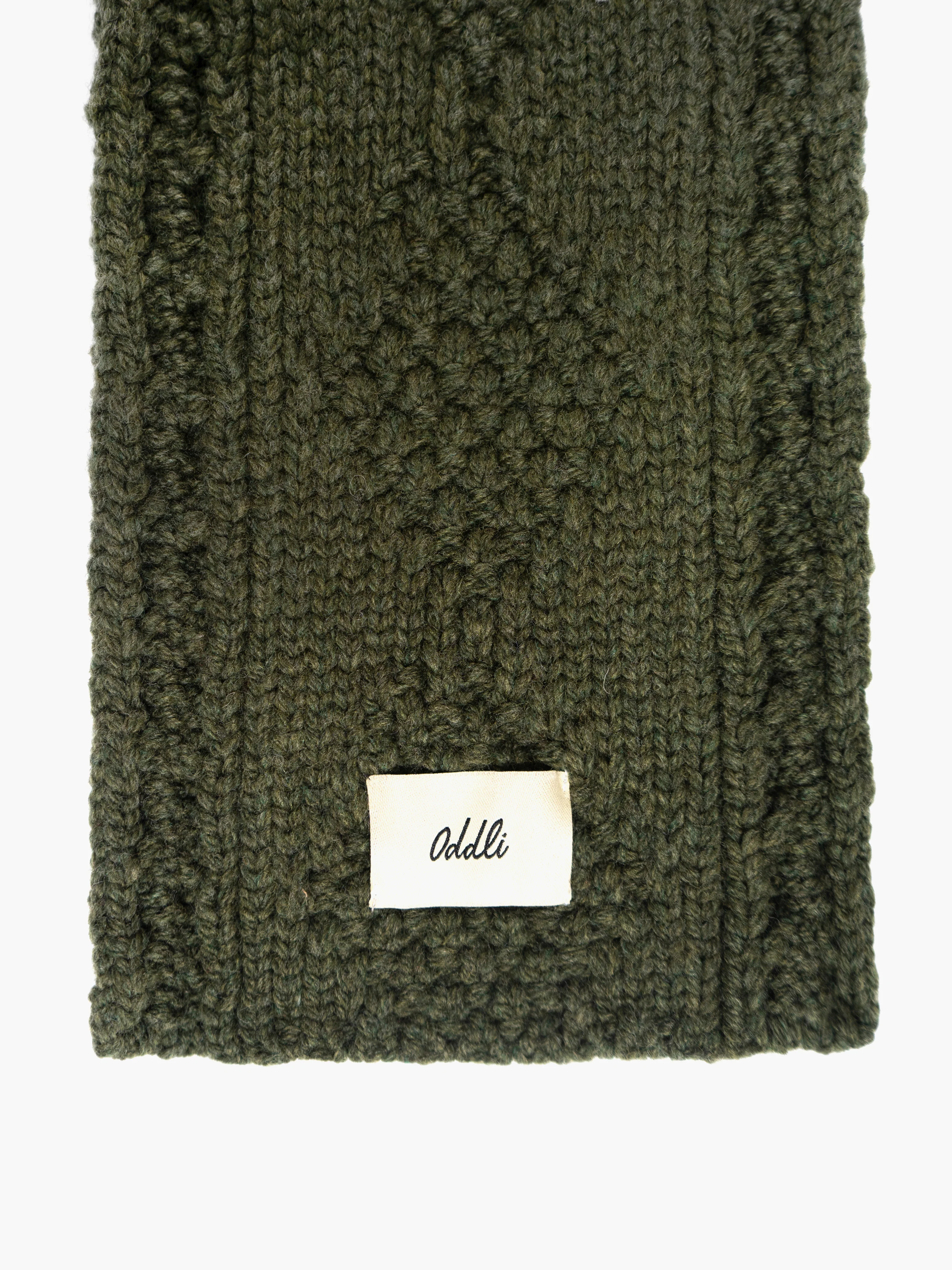 Cable Knit Skinny Scarf - Webnetwoks