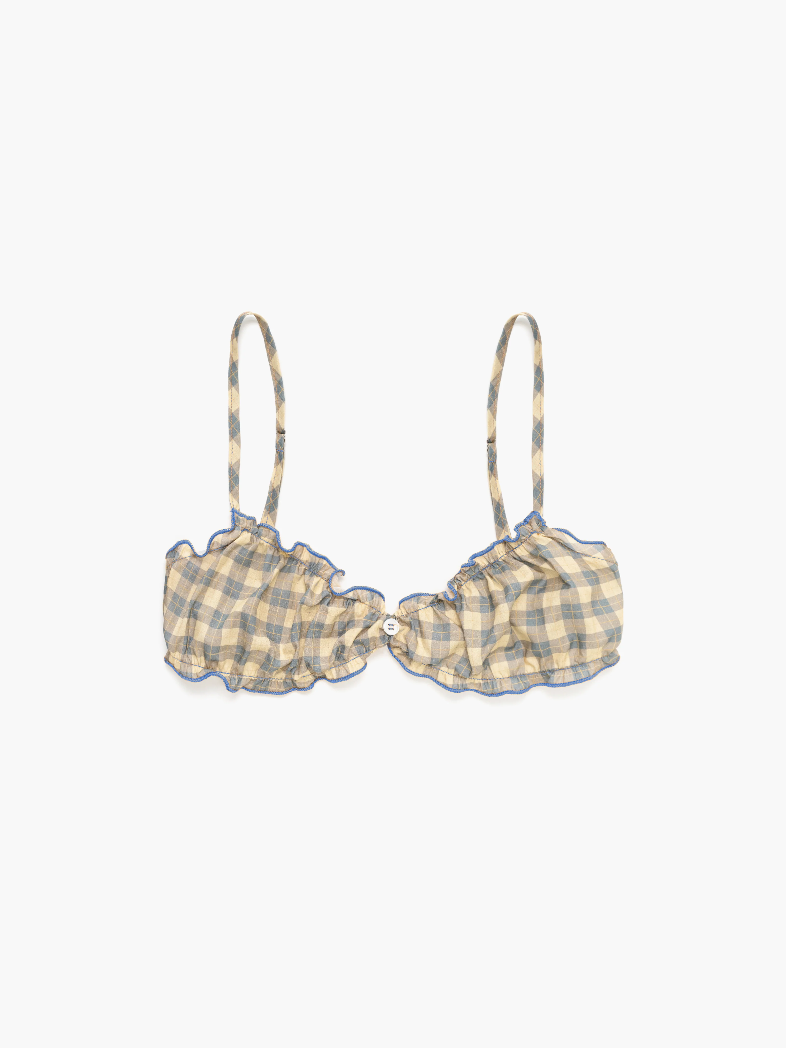 Webnetwoks Plaid Bralette - Webnetwoks